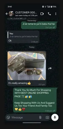 IMPORTED SOUQ customer feedback screenshot 2
